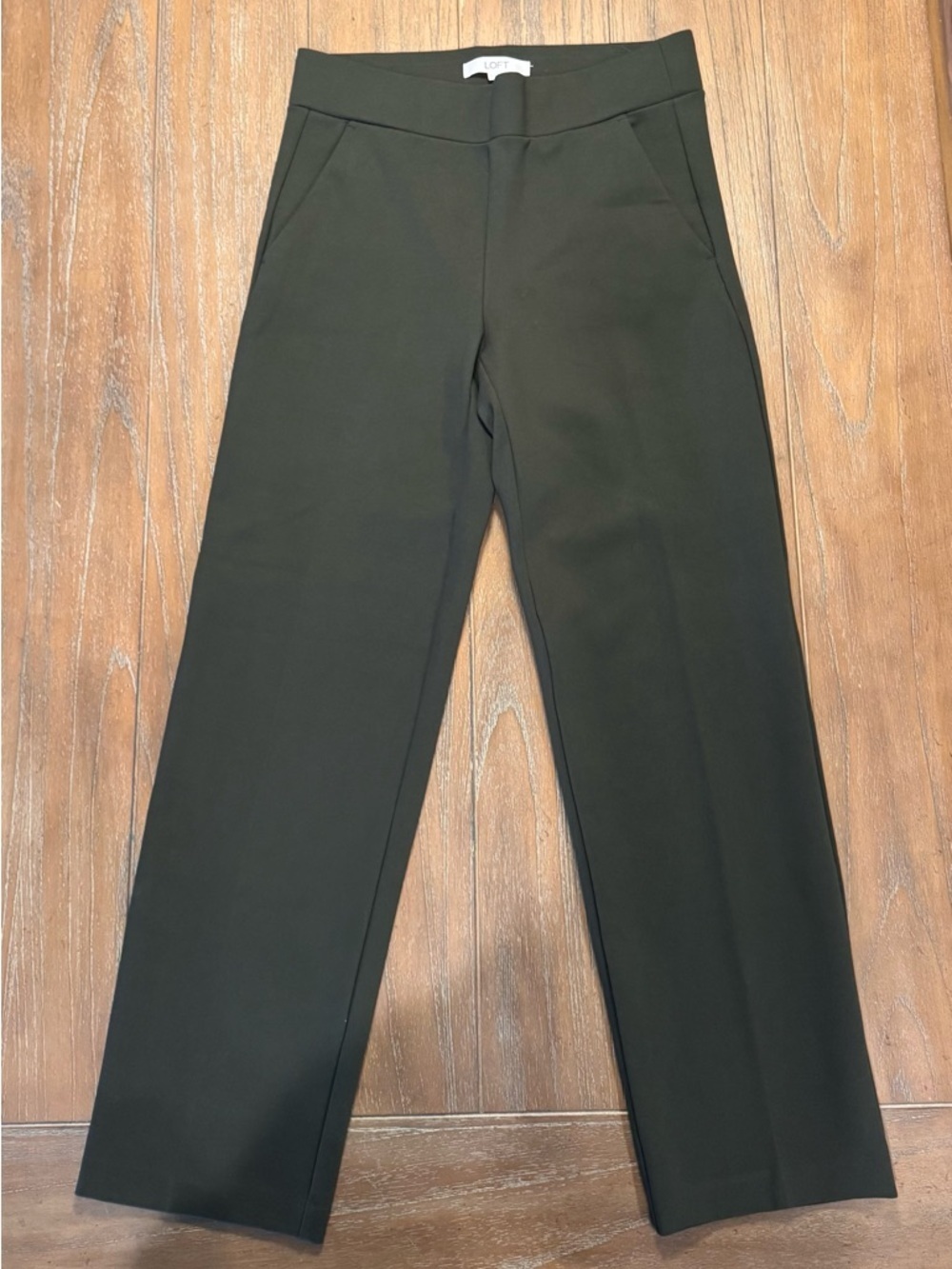 LOFT Olive Green Skinny Dress Pants